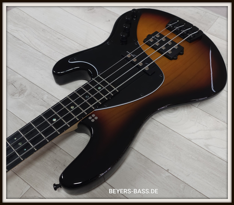 Sandberg California II TM4 Ebony, 3-Tone Sunburst Highgloss